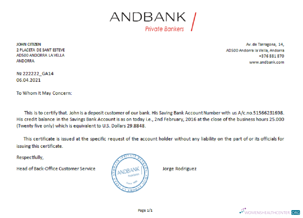 Download Andorra Andbank bank reference Photoshop template